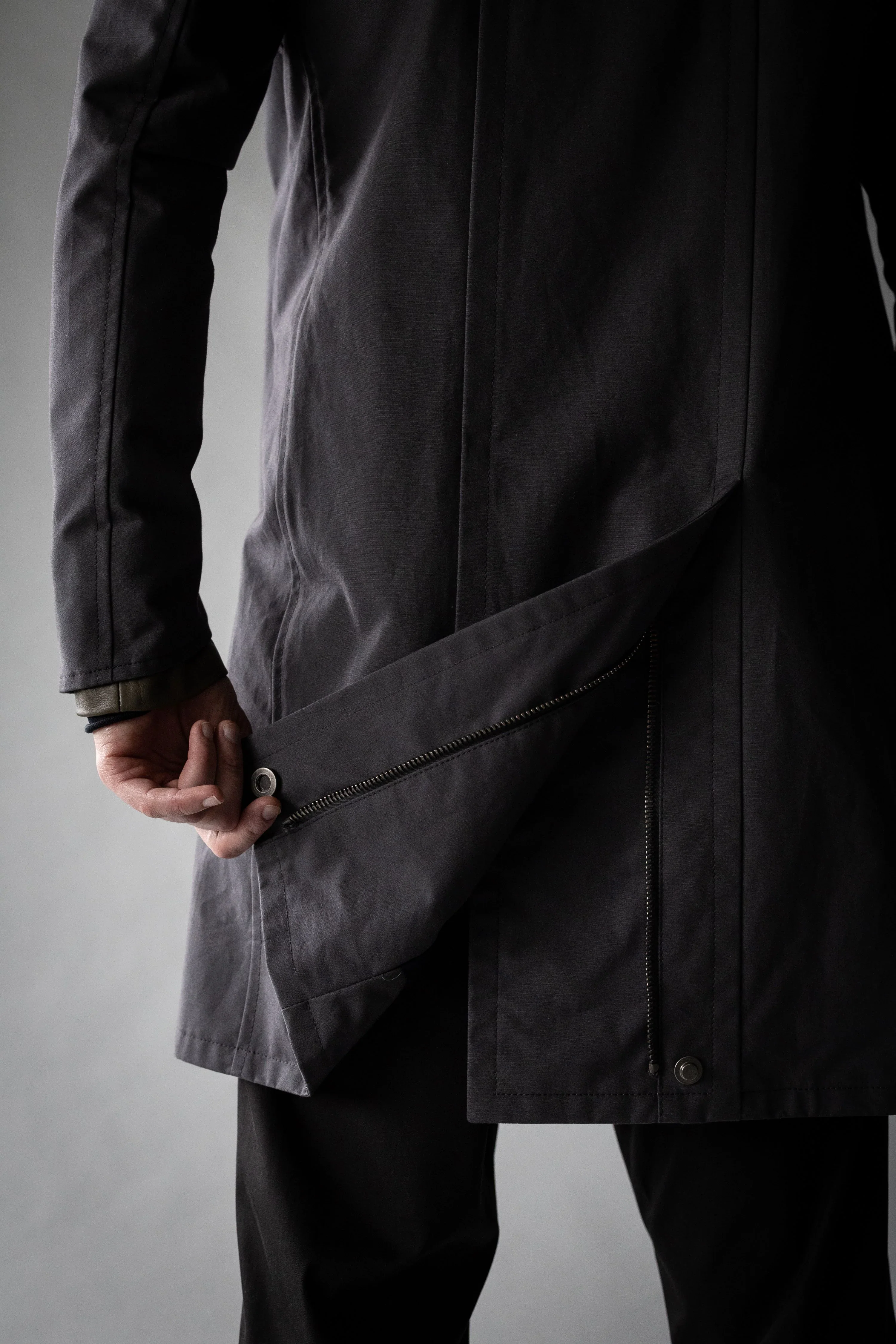 Alloy Grey Ventile Cotton FOUNDATION COAT - Image 11