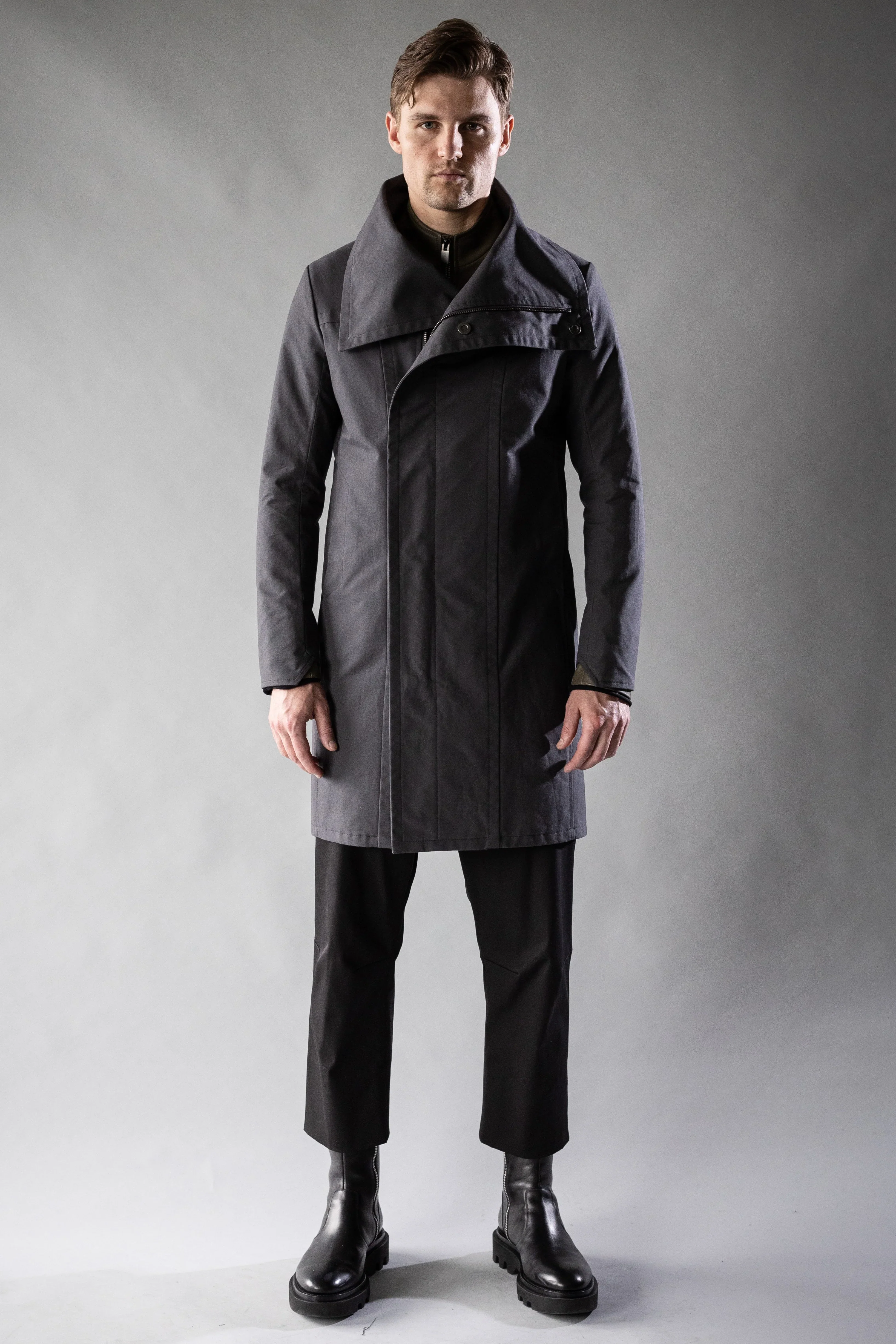 Alloy Grey Ventile Cotton FOUNDATION COAT - Image 2