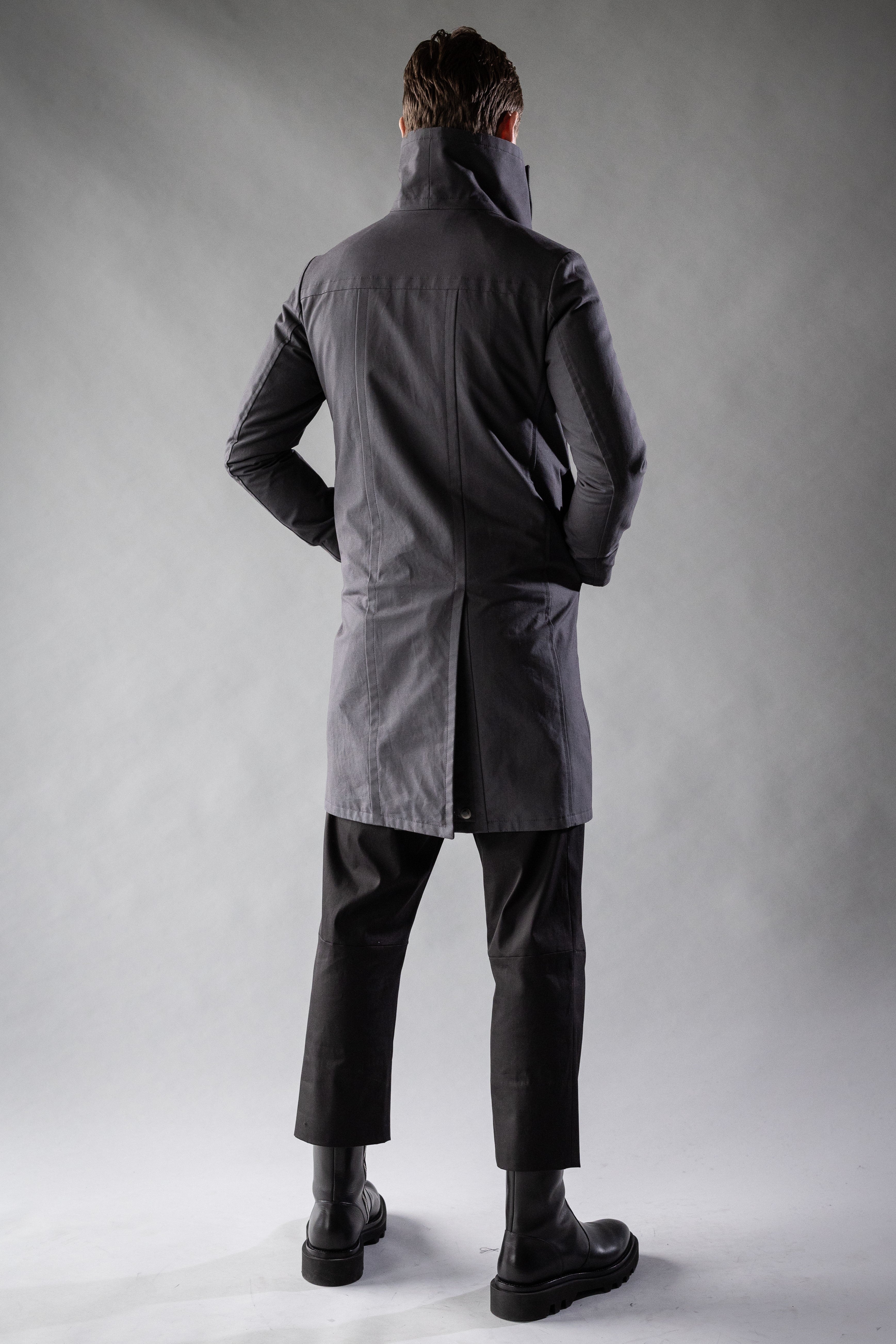 Alloy Grey Ventile Cotton FOUNDATION COAT - Image 4