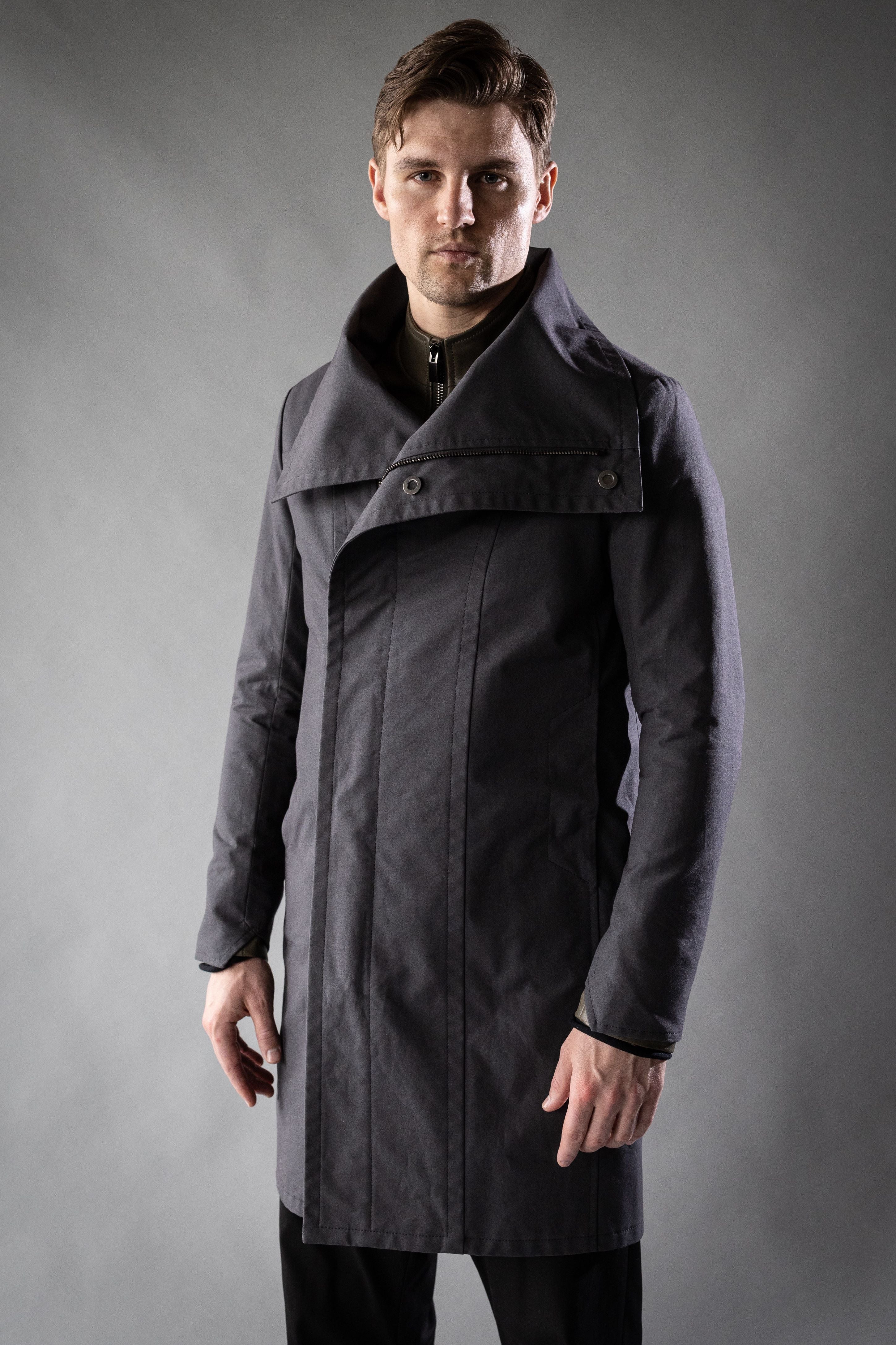 Alloy Grey Ventile Cotton FOUNDATION COAT - Image 5