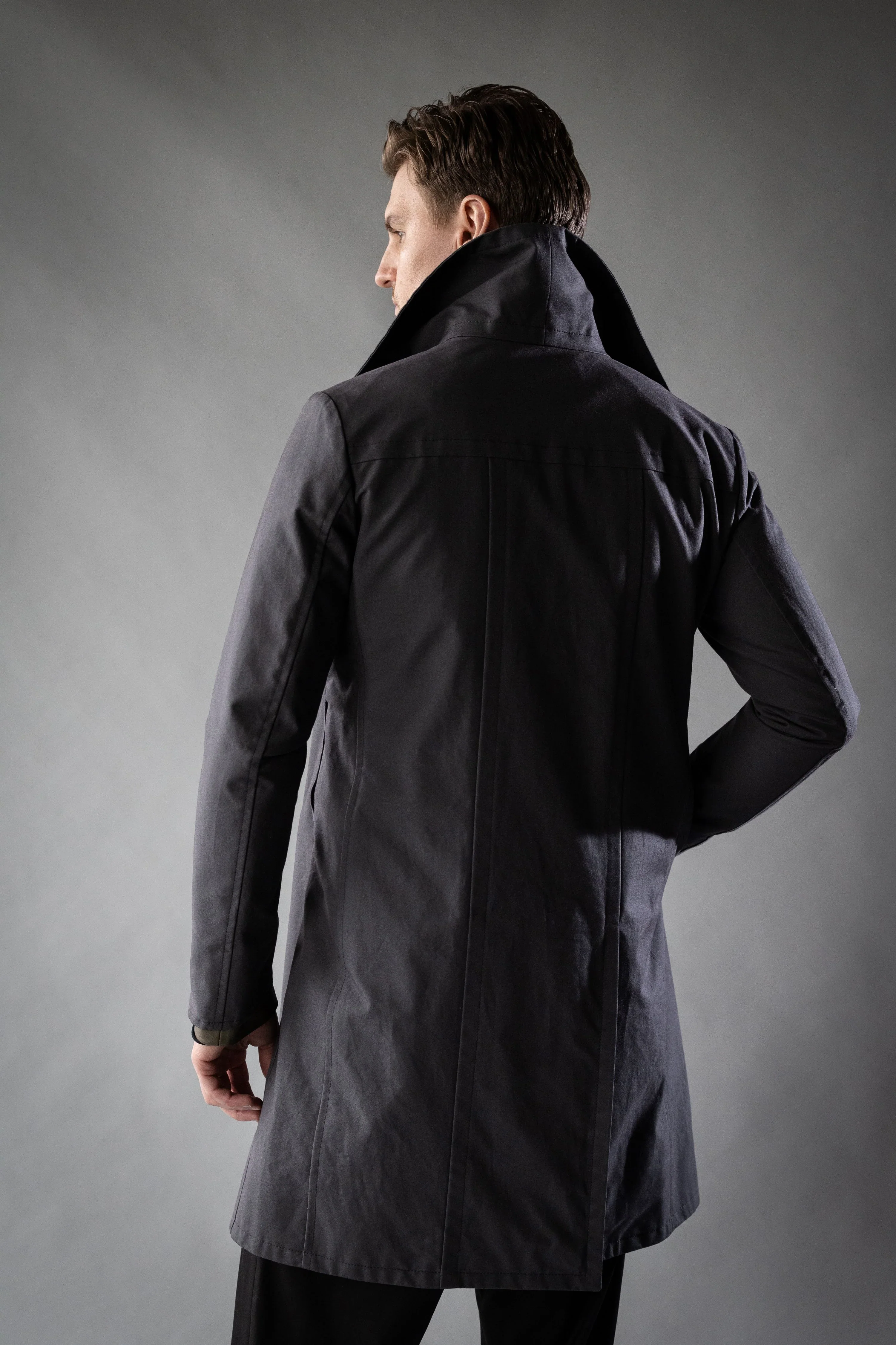 Alloy Grey Ventile Cotton FOUNDATION COAT - Image 6