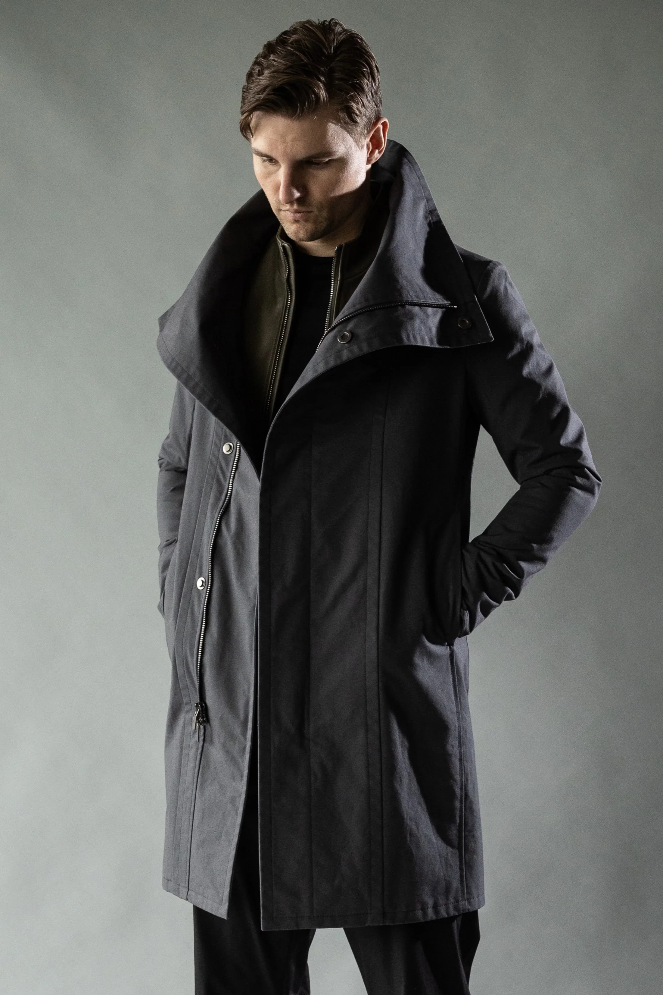 Alloy Grey Ventile Cotton FOUNDATION COAT - Image 8