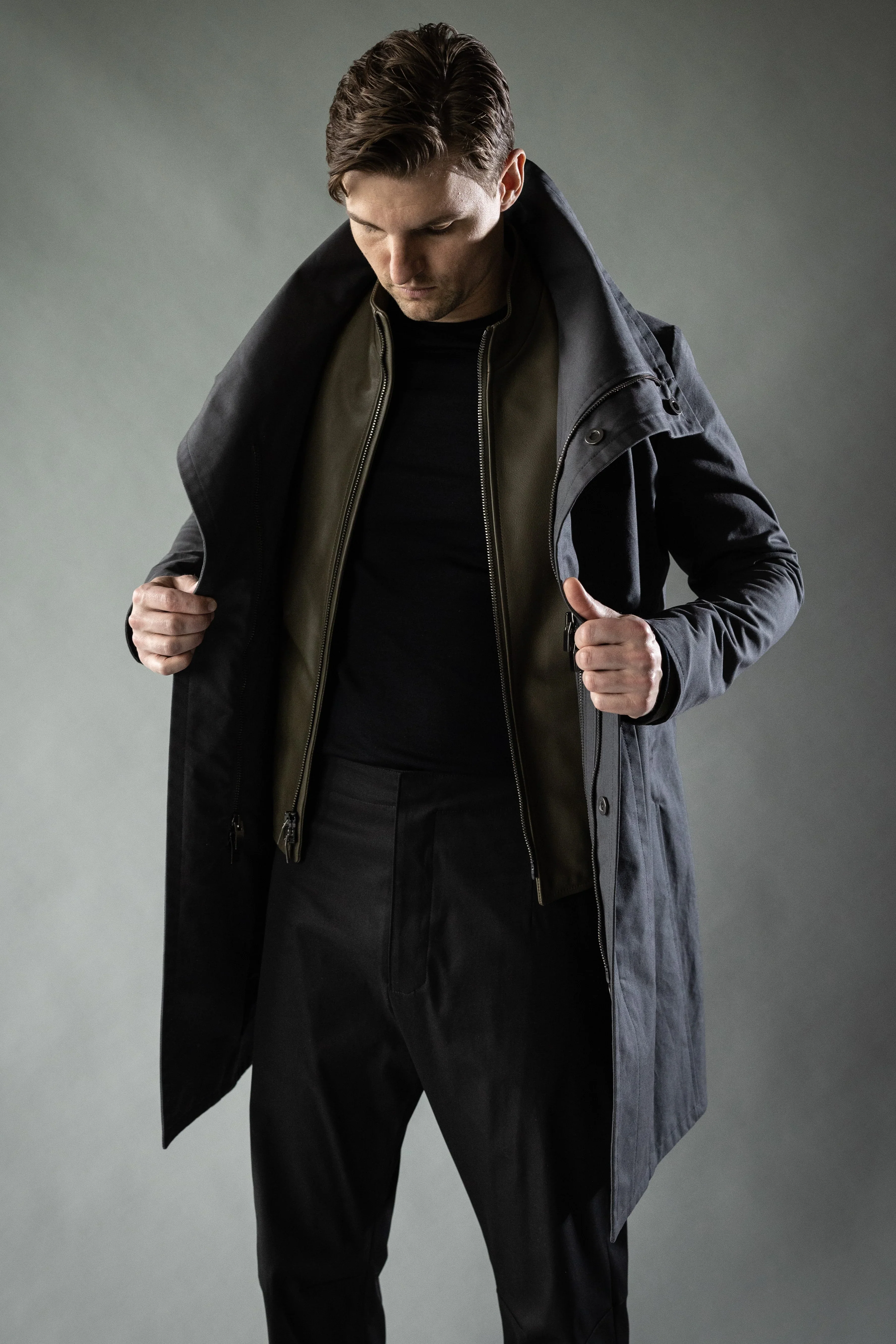 Alloy Grey Ventile Cotton FOUNDATION COAT - Image 9