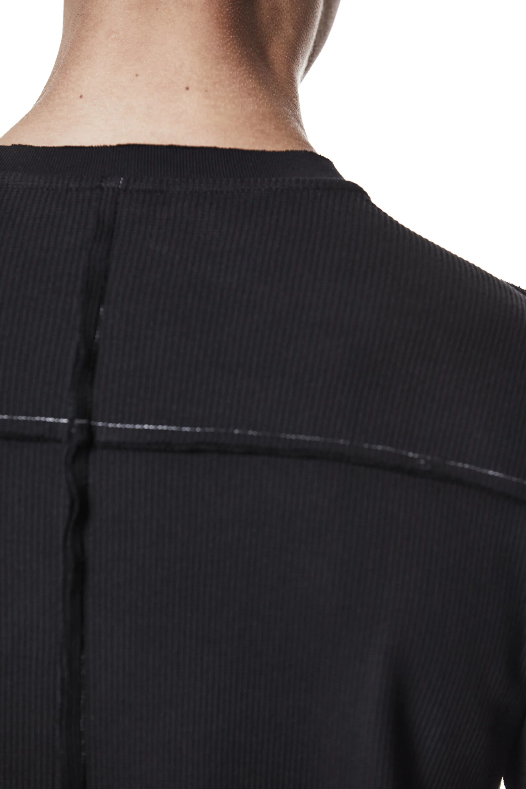 Black 3/4 Sleeve T-shirt MTS 895 - Image 4