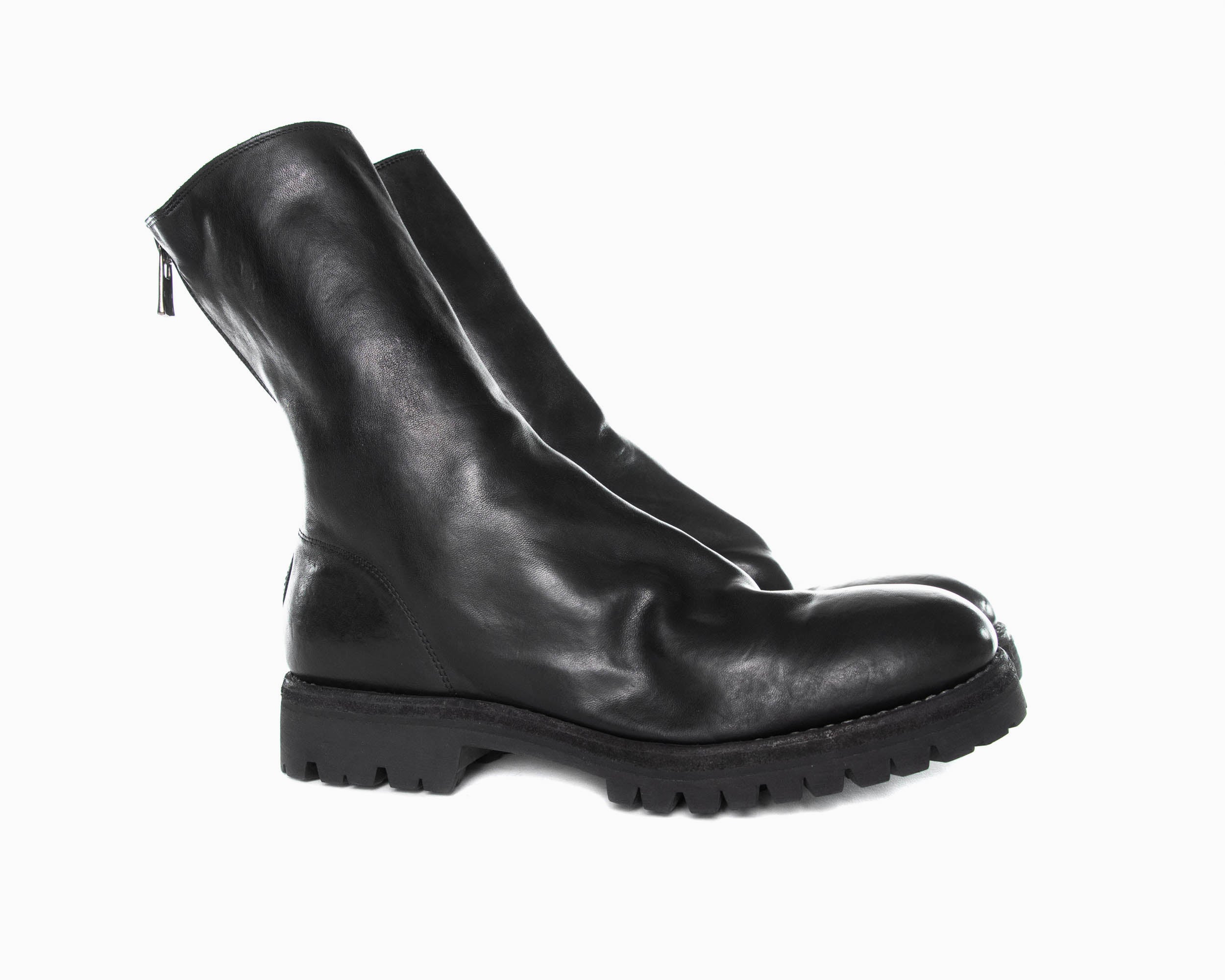 Black Back Zip Boots Vibram 788V - Image 3