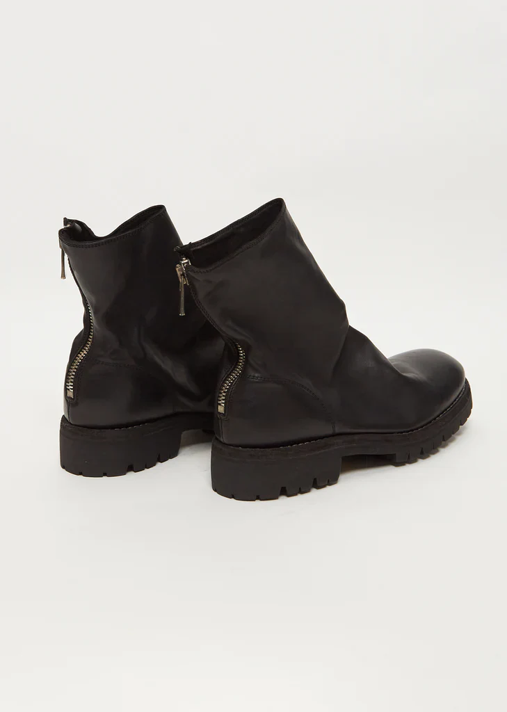 Black Back Zip Boots Vibram 796V - Image 3