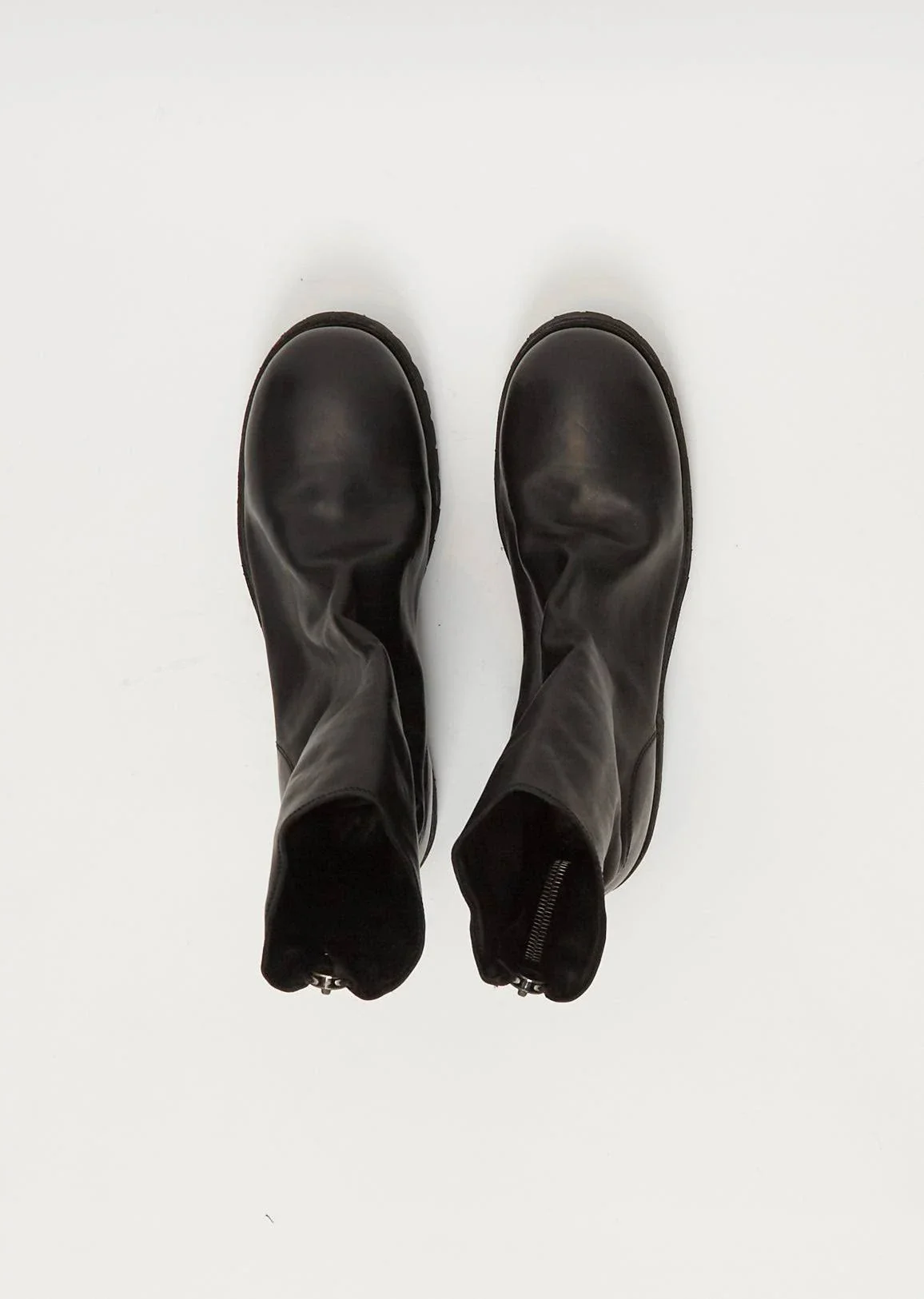 Black Back Zip Boots Vibram 796V - Image 6