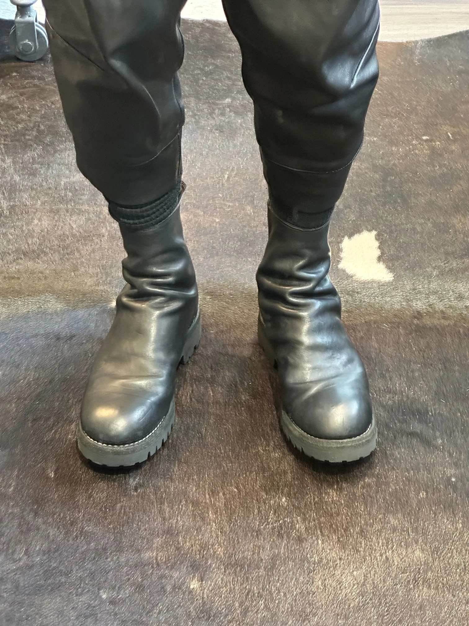Black Back Zip Boots Vibram 796V - Image 8