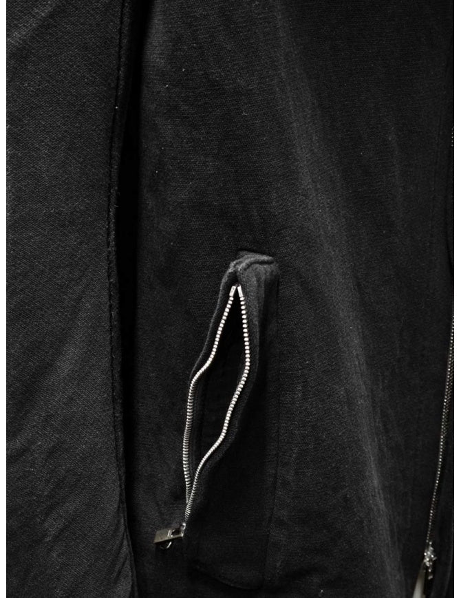 Black Button Down Collar Parka OM/2655-IN KOAT-BW/101 by Carol Christian Poell - Image 8