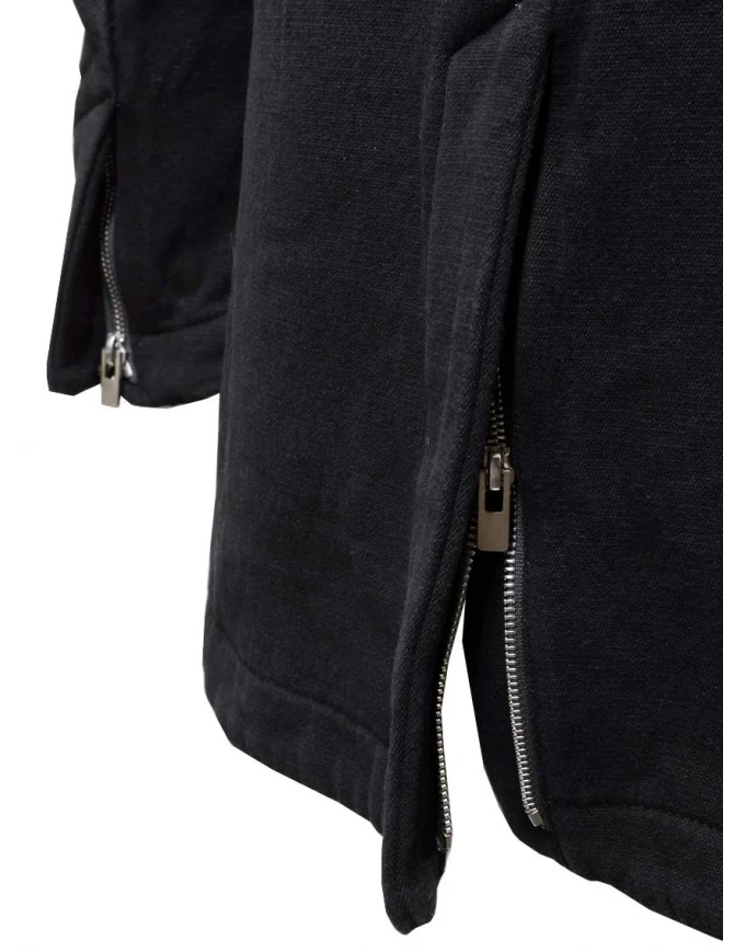Black Button Down Collar Parka OM/2655-IN KOAT-BW/101 by Carol Christian Poell - Image 9