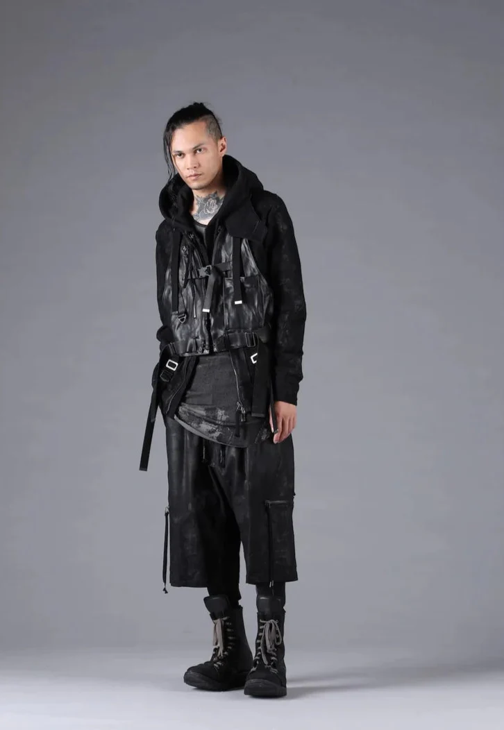 Black Horse Leather Vest Bag - Image 14