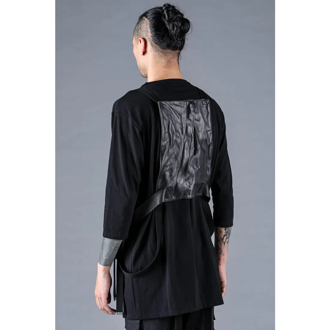 Black Horse Leather Vest Bag - Image 4