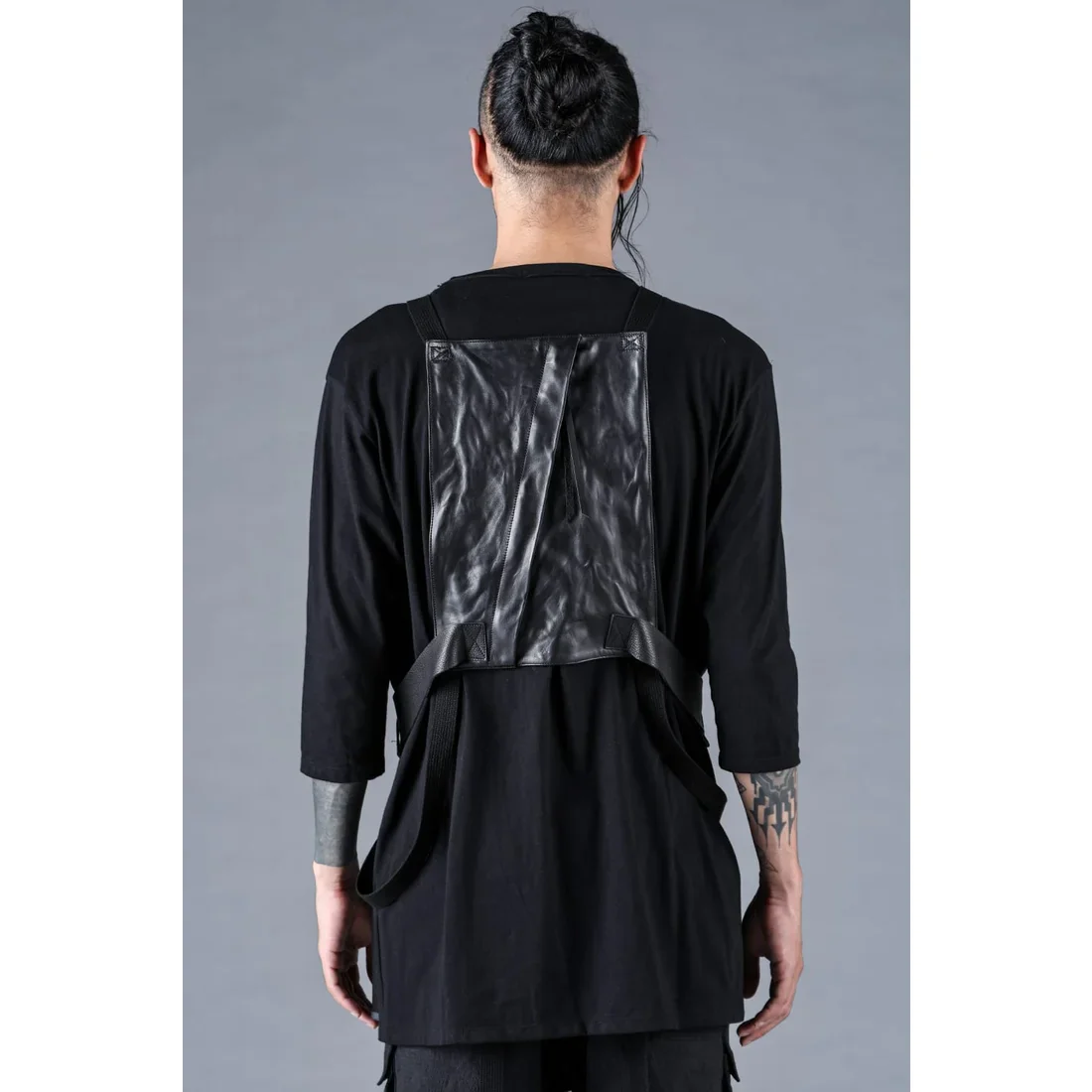 Black Horse Leather Vest Bag - Image 5