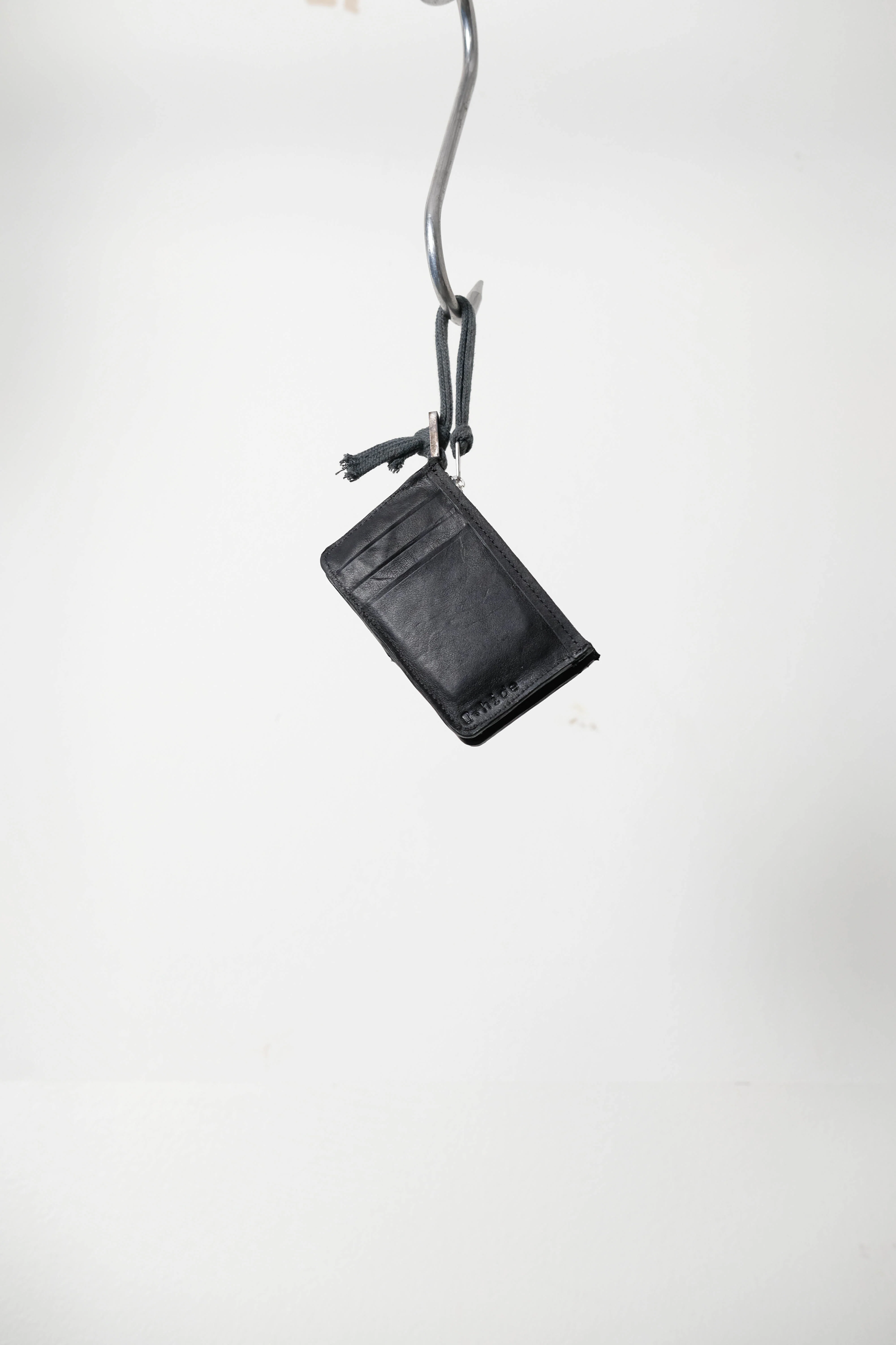 Black Kangaroo Leather Compact Wallet - Image 5