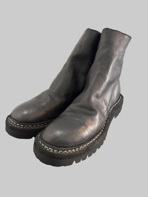 Black Norwegian Welt Back Zip Boots 796V_N - Image 3