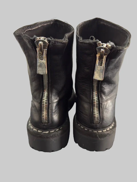 Black Norwegian Welt Back Zip Boots 796V_N - Image 6