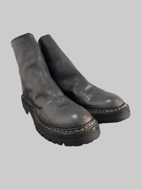 Black Norwegian Welt Back Zip Boots 796V_N - Image 8