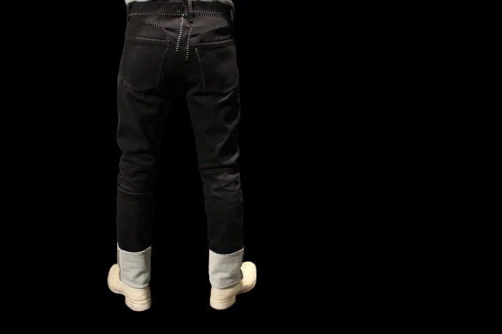 Black OVERLOCK ONE-PIECE DEAD END JEANS JM2625-IN  KIT-BW 101 by Carol Christian Poell - Image 3
