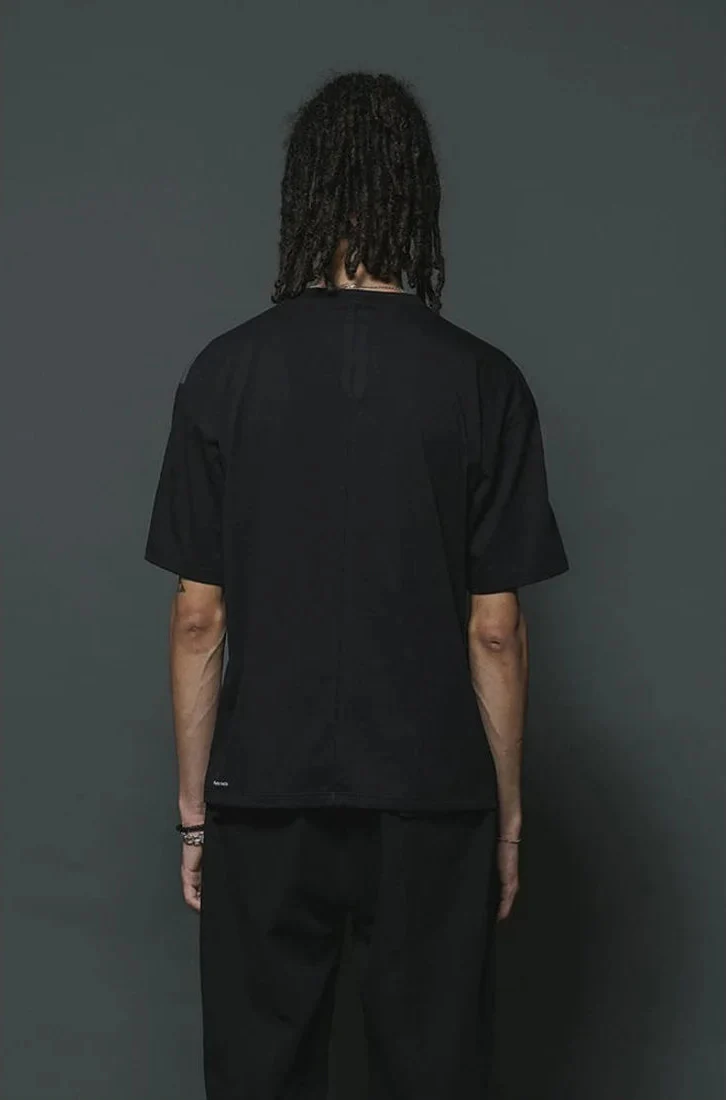 Black Printed Landscape T-shirt - Image 2