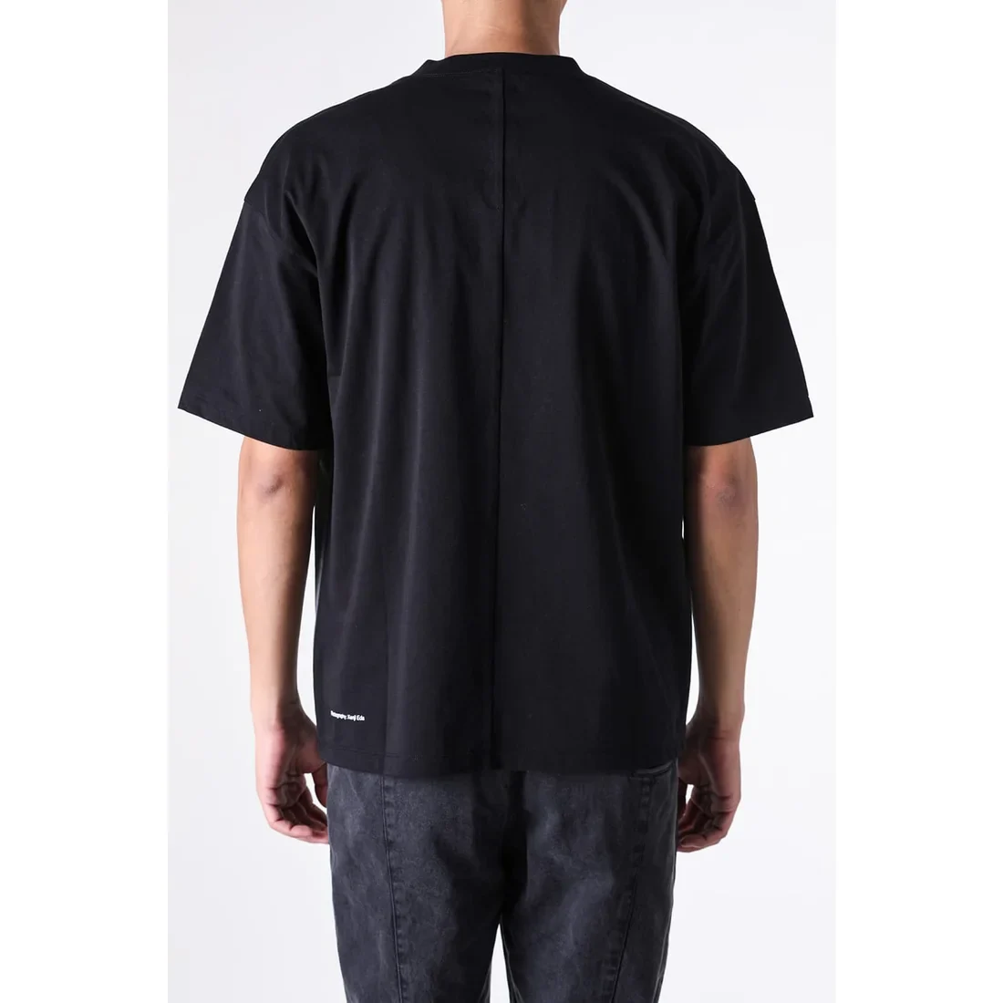 Black Printed Landscape T-shirt - Image 7