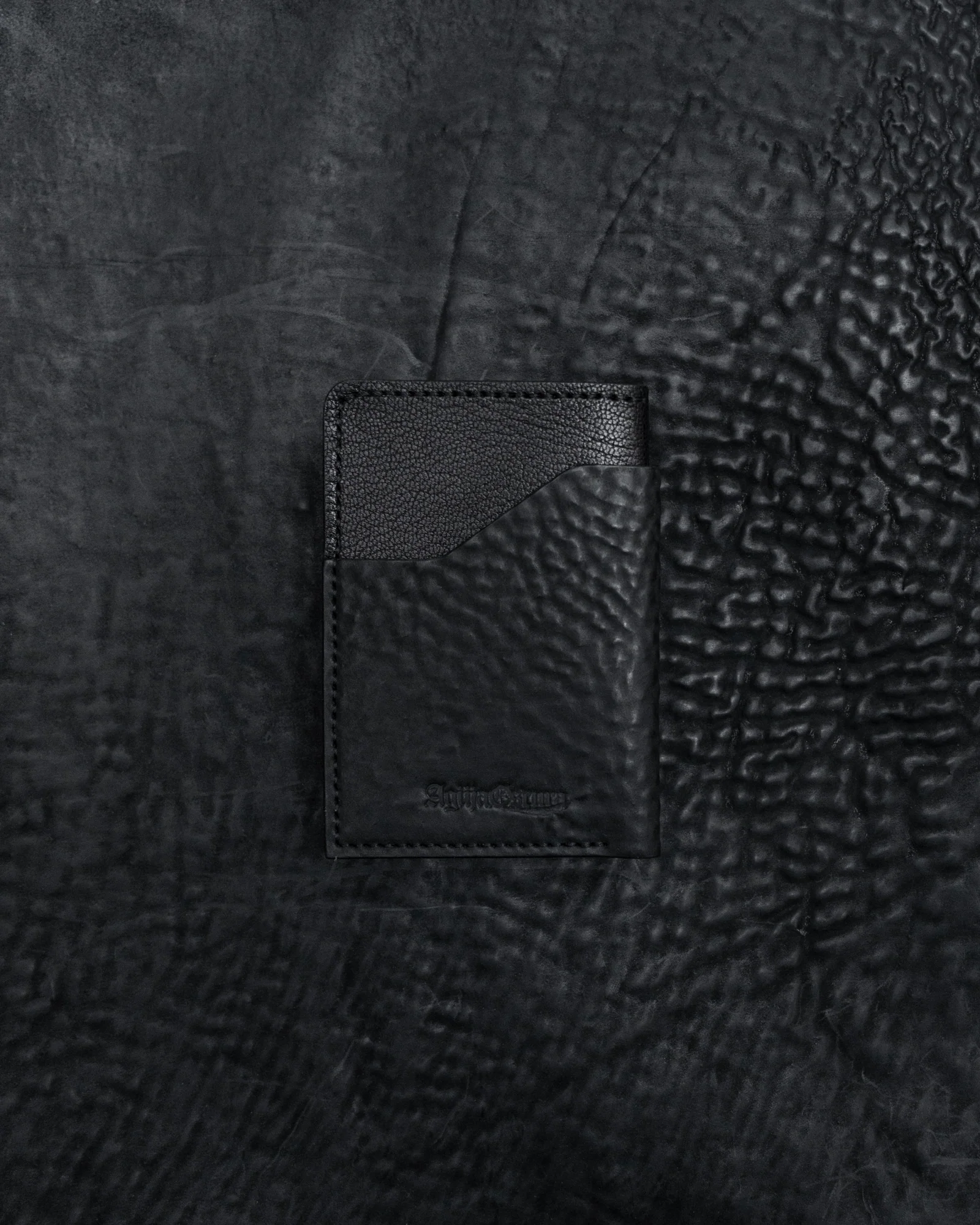 Black Reverse Culatta + Goat Angulo Card Case - Image 2