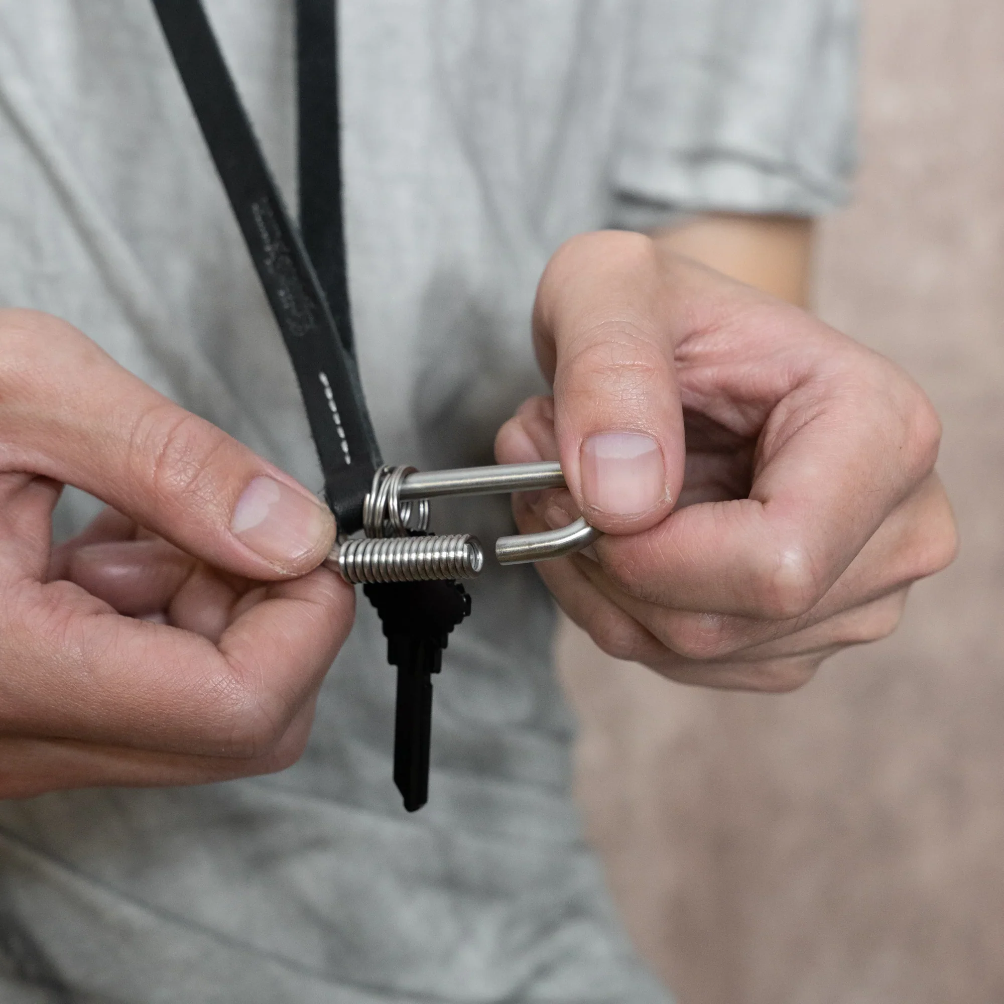 Black Reverse Culatta Black Lazo Keychain Lanyard - Image 6