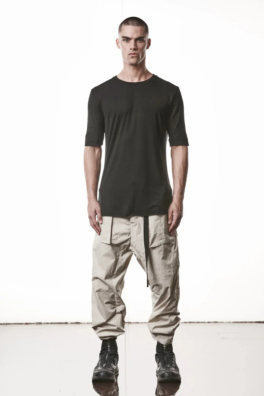 Black Round Neck Modal T-shirt MTS 940