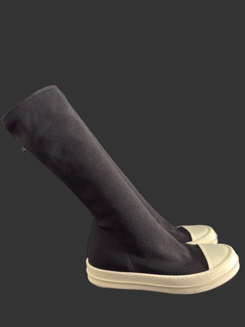 Black Sock Sneaker Boots by DRKSHDW