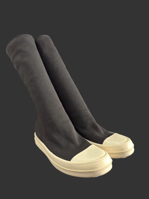 Black Sock Sneaker Boots by DRKSHDW - Image 8