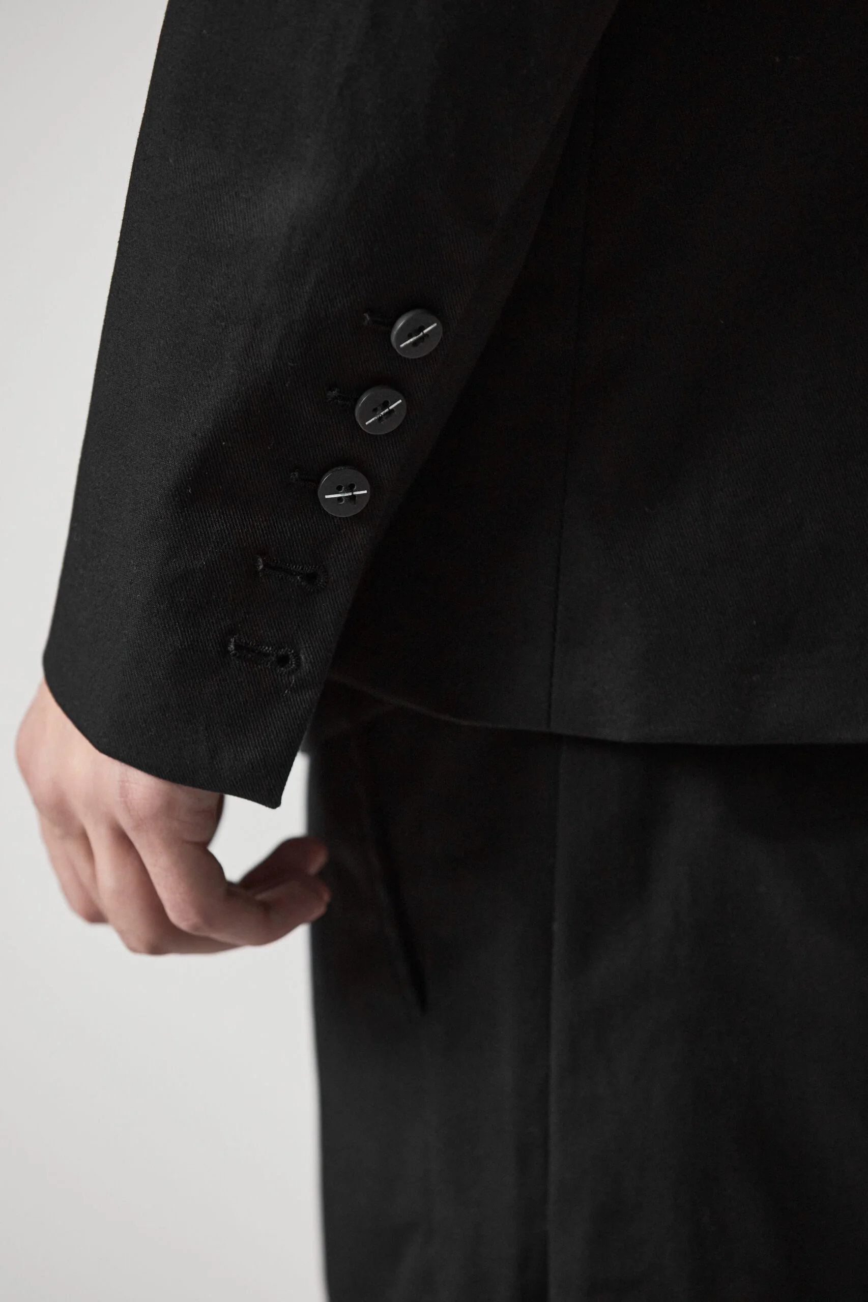Black Two Button Blazer MB 52 - Image 5