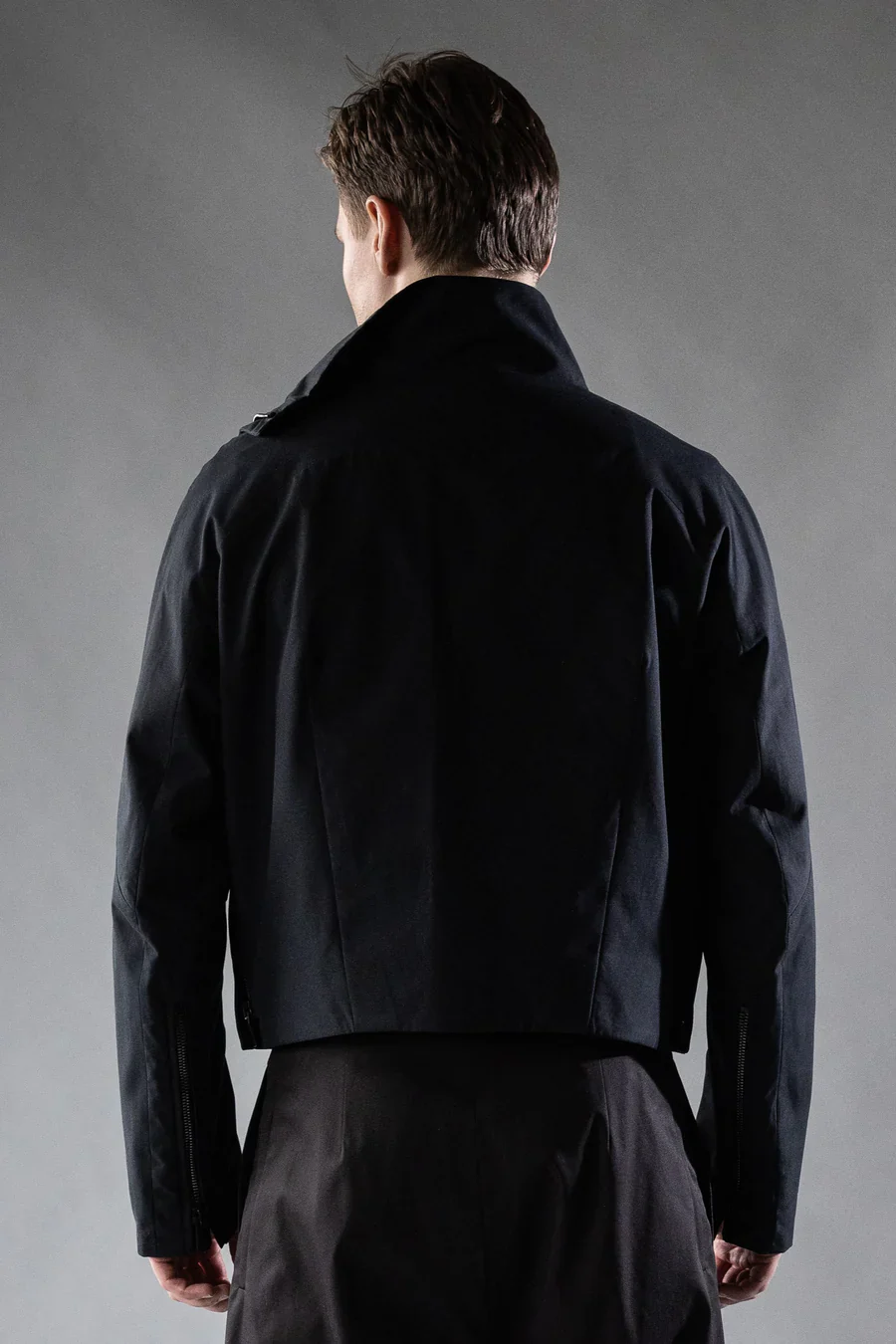 Black Ventile Cotton Amplitude Popover - Image 5
