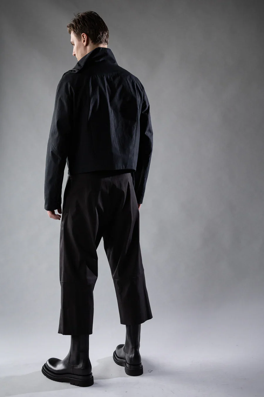 Black Ventile Cotton Amplitude Popover - Image 8