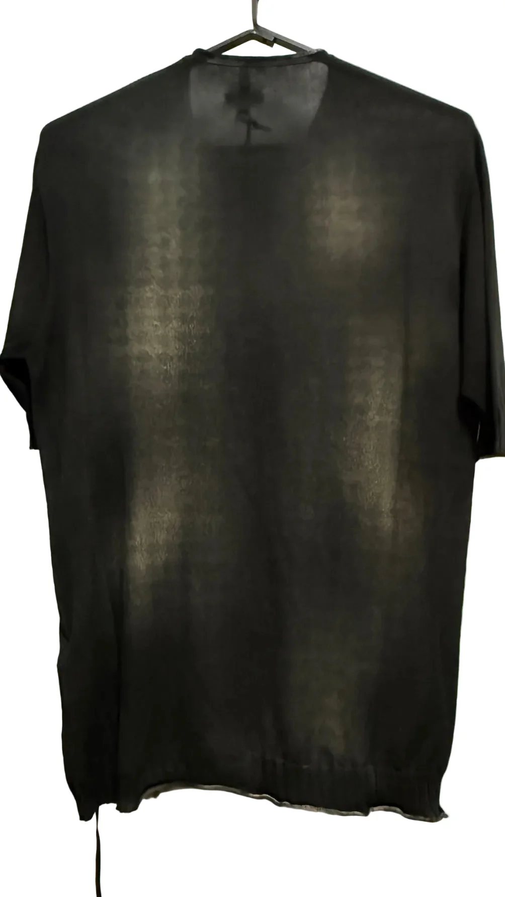 Black Wash Short Sleeve Sweater - Image 4