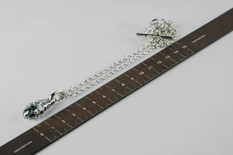 Chrysalis Necklace Nympha Mega Pavé Blue Diamond Slabs 1630-1-PA+BDIA - Image 4