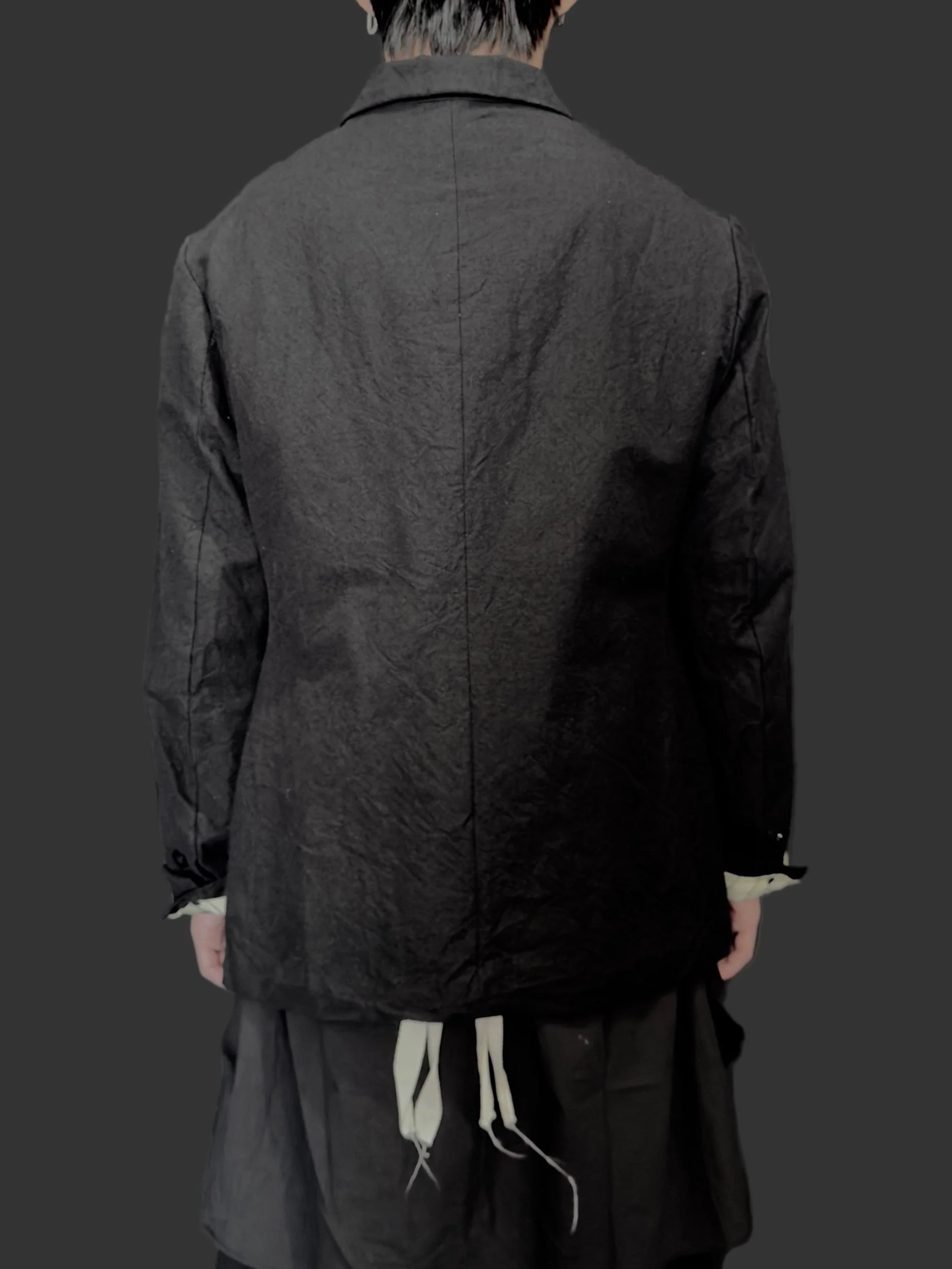 Coal Black 9B Tailored Blazer - Image 5