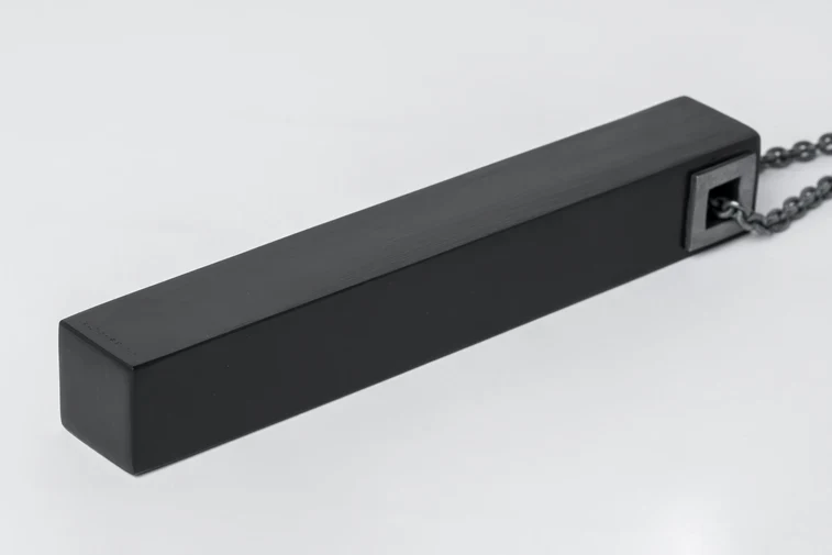 Cuboid Necklace 204-1-JET+KA - Image 2