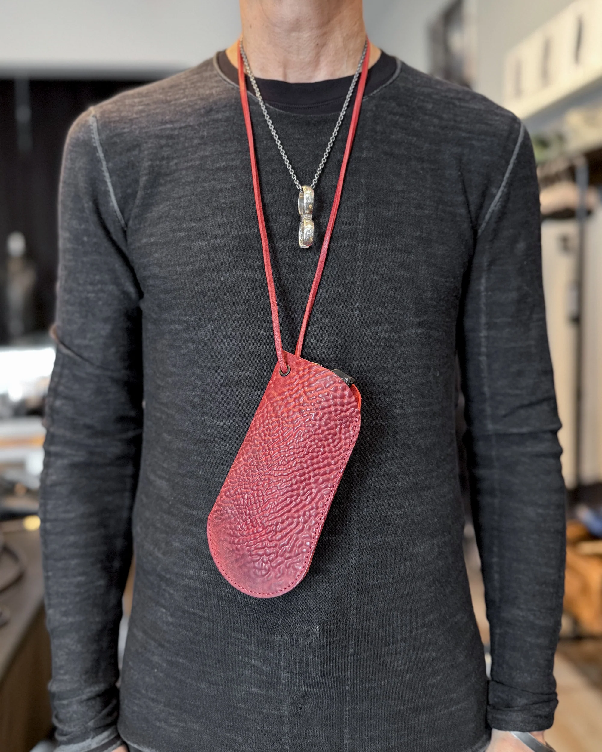 Culatta Horse Leather Kinich Eyewear Pouch - Image 3