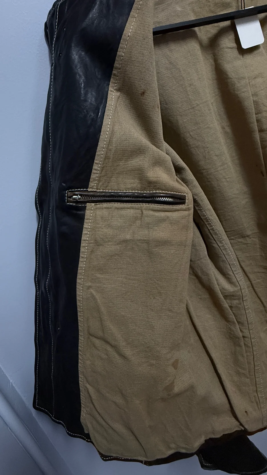 Dark Brown Calf Leather Collared Zipper Riders Jacket by Carol Christian Poell - Image 8