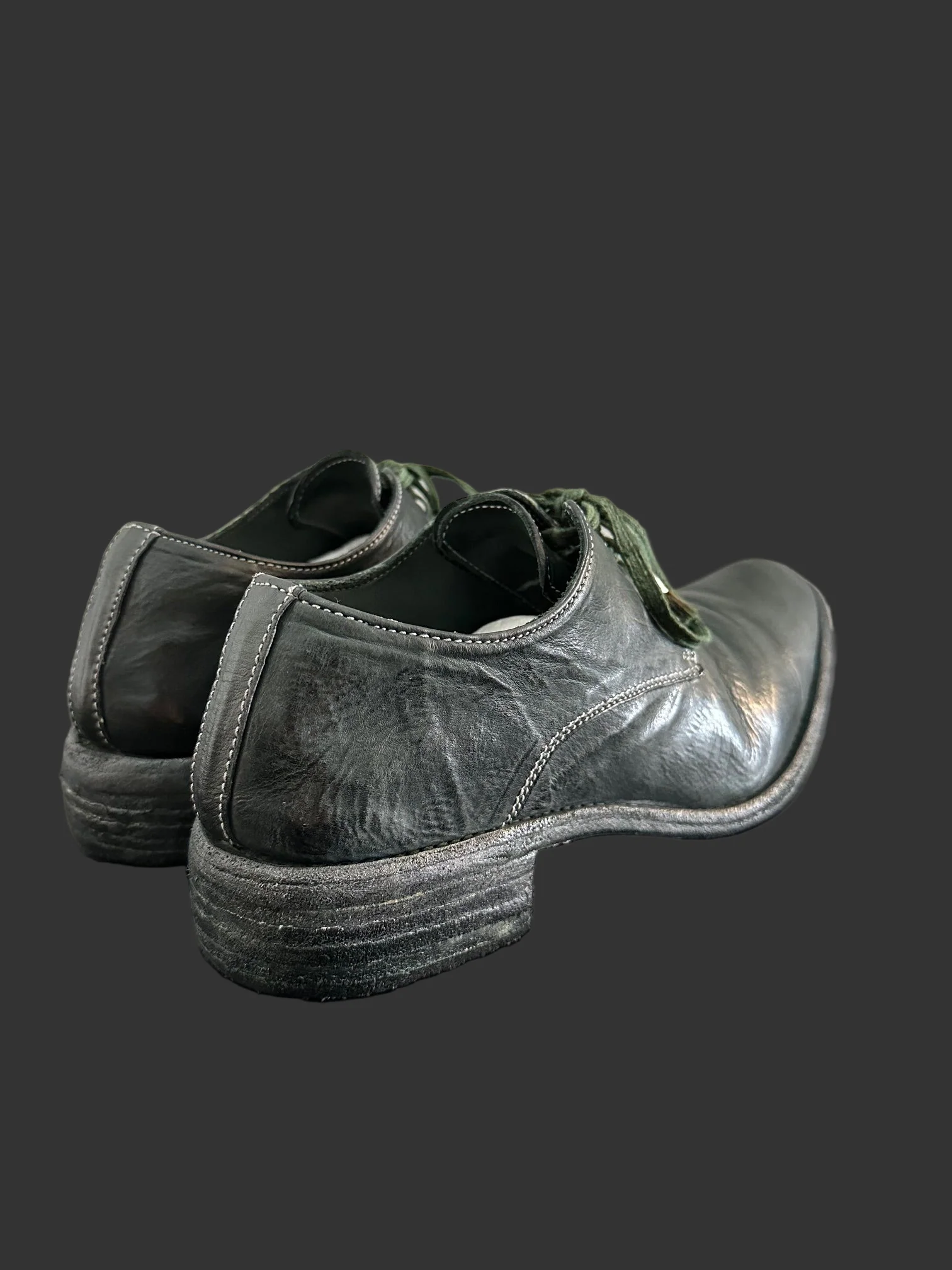 Dark Green Object Dyed Derbies AM2600L ROOMS-PTC12 by Carol Christian Poell - Image 4
