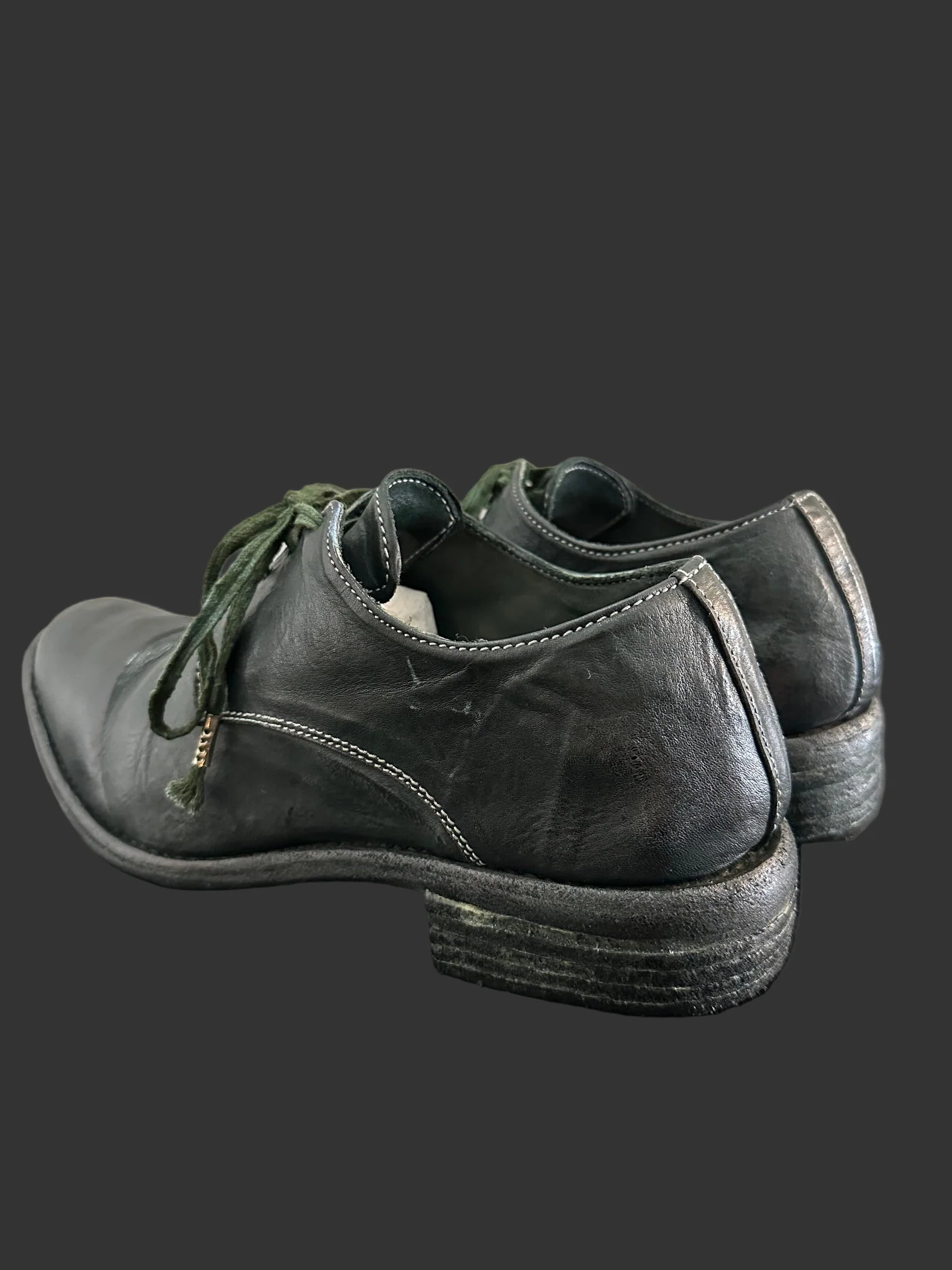 Dark Green Object Dyed Derbies AM2600L ROOMS-PTC12 by Carol Christian Poell - Image 6