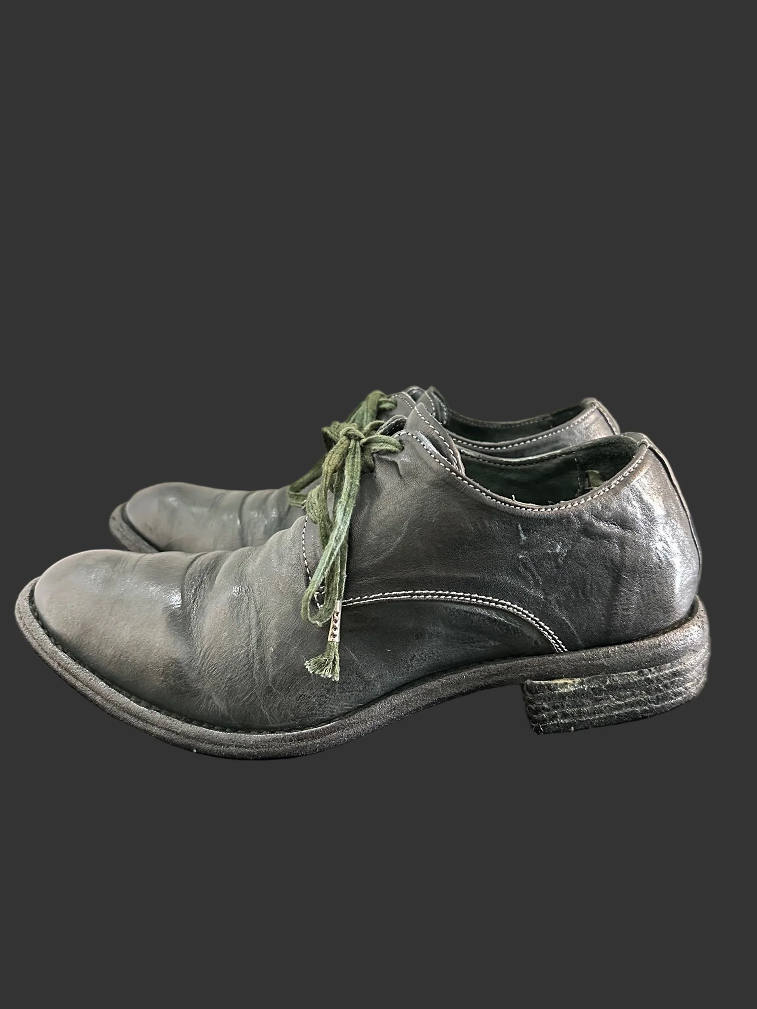 Dark Green Object Dyed Derbies AM2600L ROOMS-PTC12 by Carol Christian Poell - Image 7