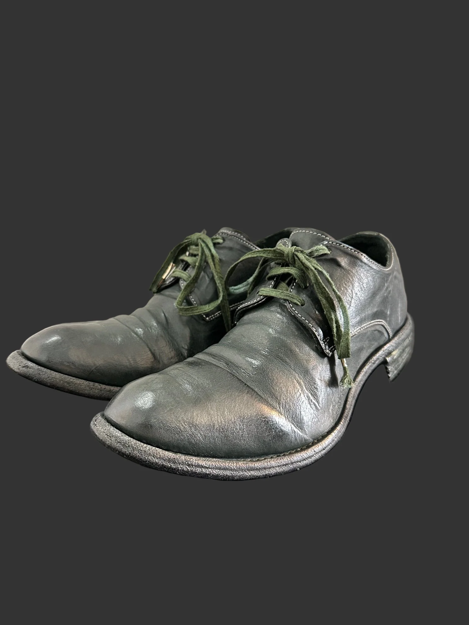 Dark Green Object Dyed Derbies AM2600L ROOMS-PTC12 by Carol Christian Poell - Image 8