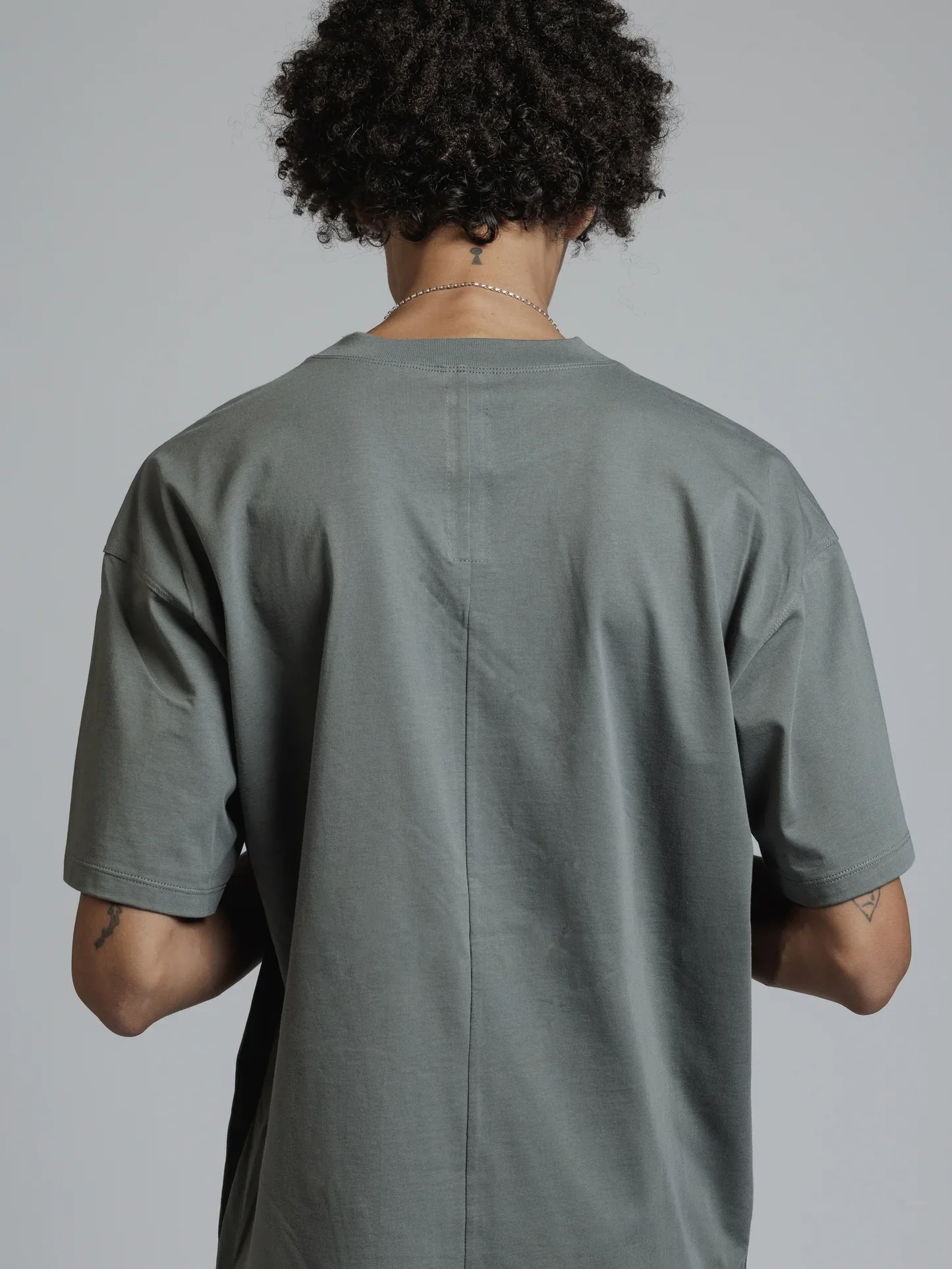 Grey Printed Landscape T-shirt - Image 5
