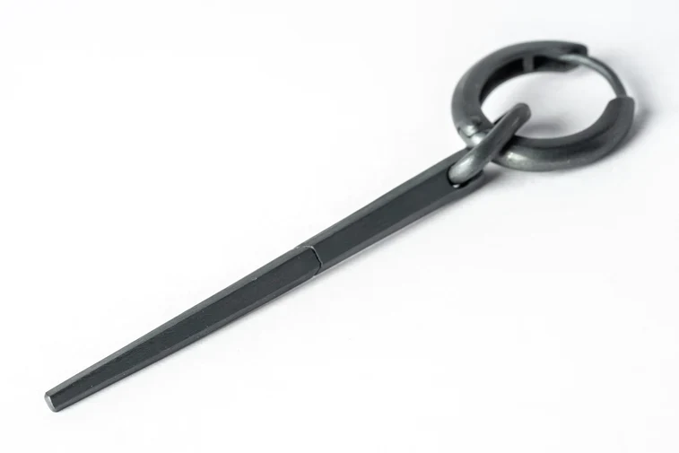 Hoop Earring v2 Extra Small Mini Spike 2135-5-KA - Image 3