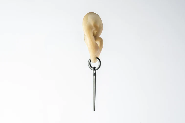 Hoop Earring v2 Extra Small Mini Spike 2135-5-KA - Image 7