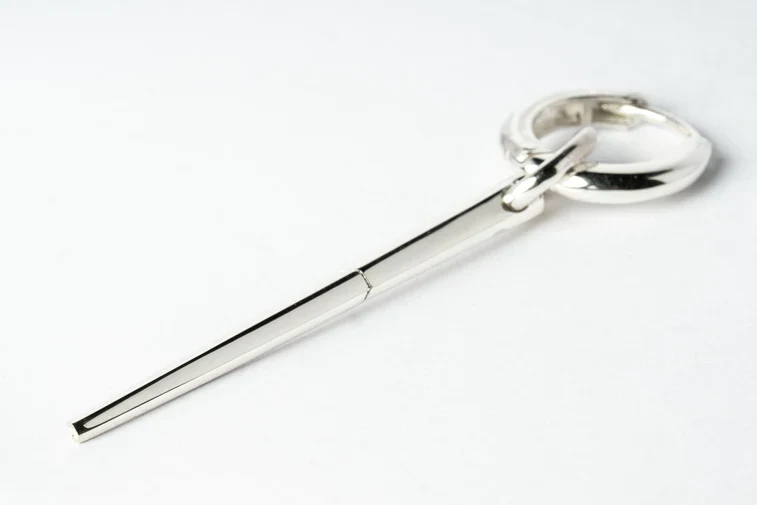 Hoop Earring v2 Extra Small Mini Spike 2135-5-PA - Image 2