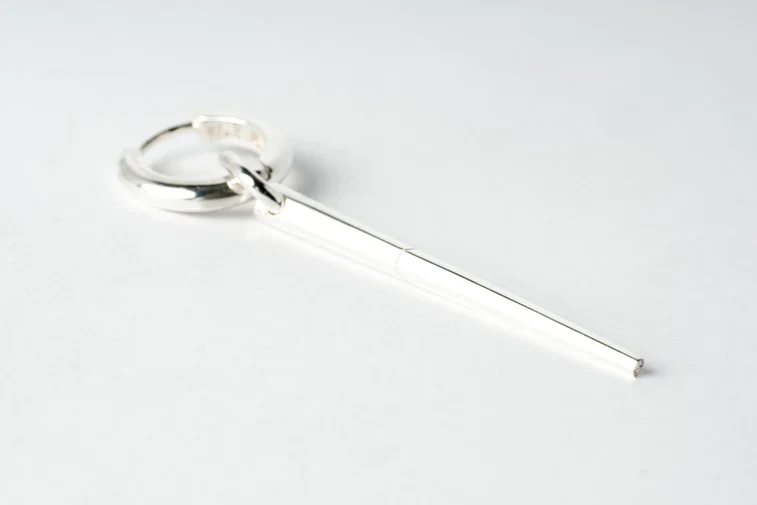 Hoop Earring v2 Extra Small Mini Spike 2135-5-PA - Image 5