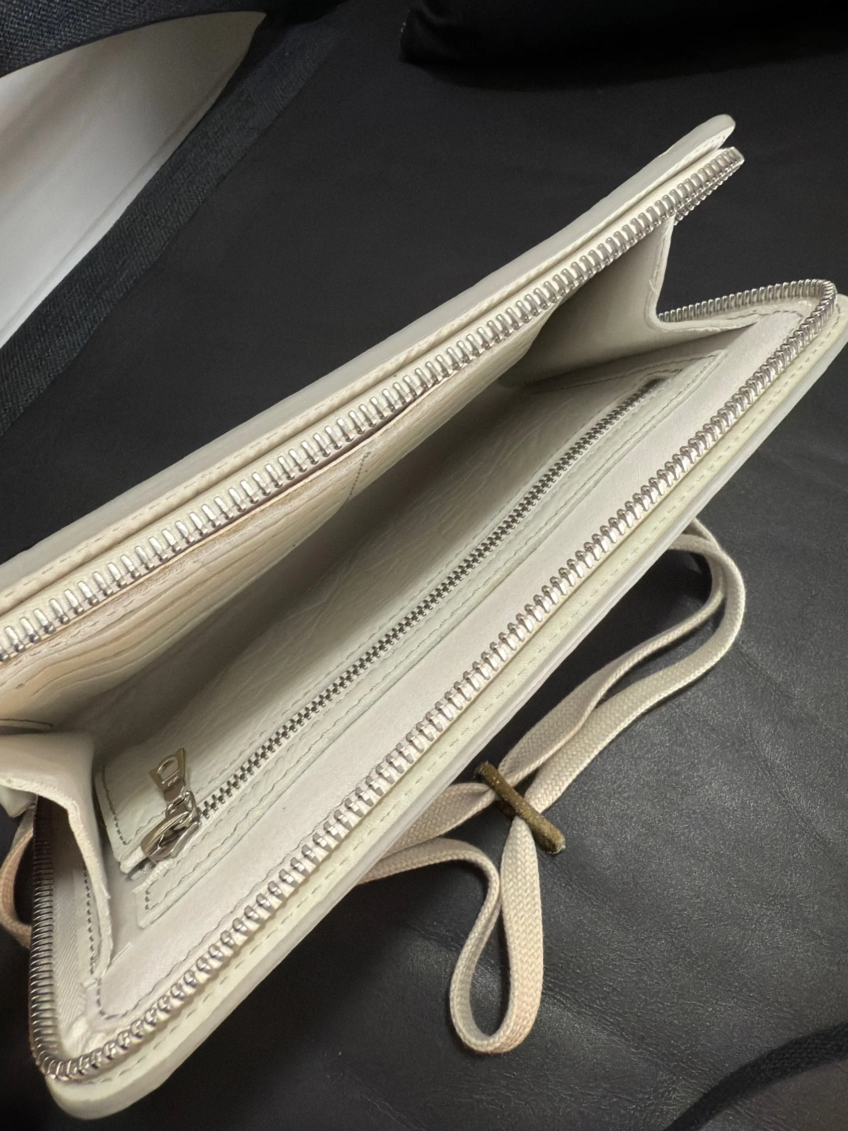 Light Grey Horse Leather WALLETBAG FMM20051 - Image 5