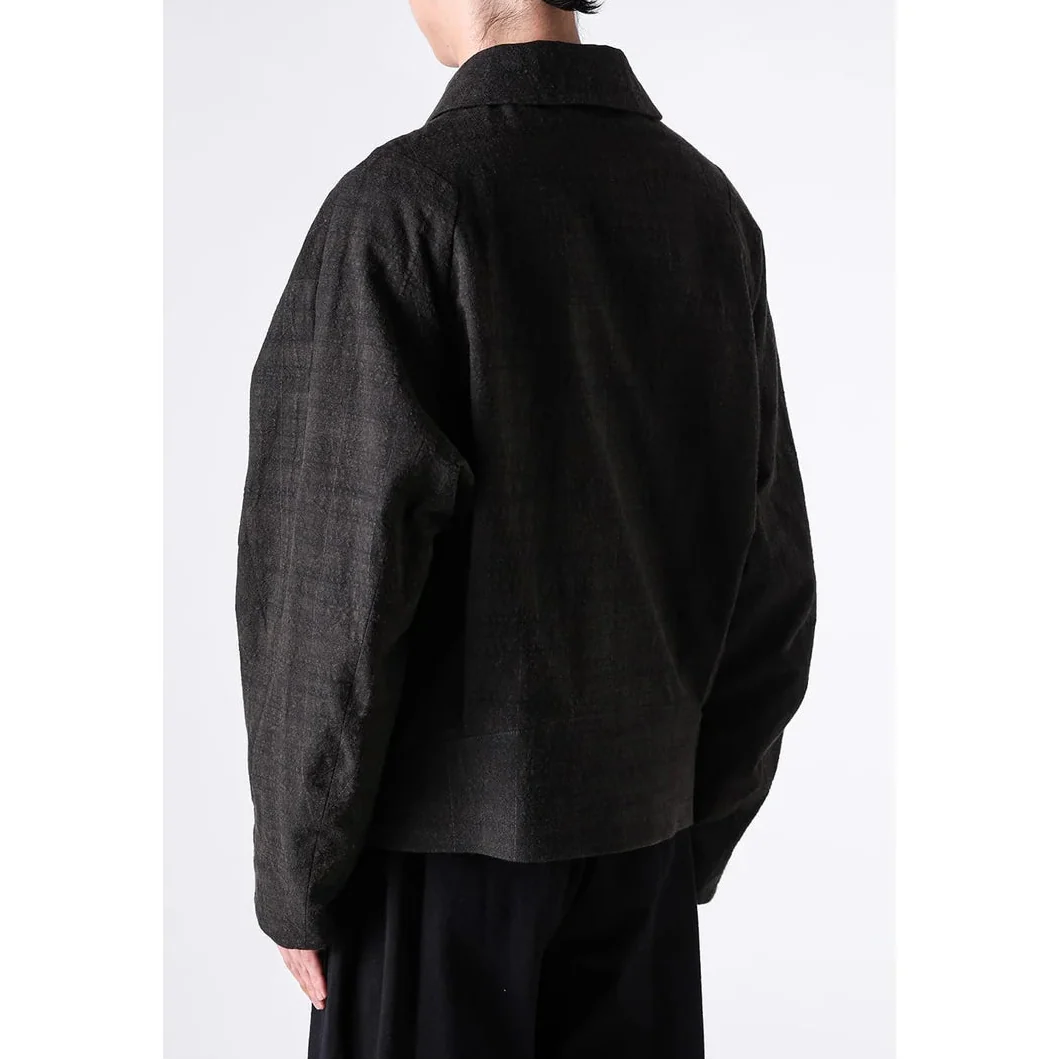 Mad Khaki Cotton Five Button Oversize Collared Jacket - Image 11