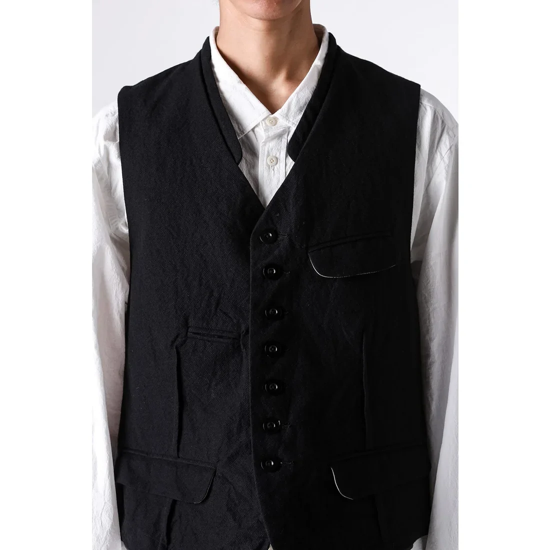 Midnight Square Shaped Loose Vest - Image 14